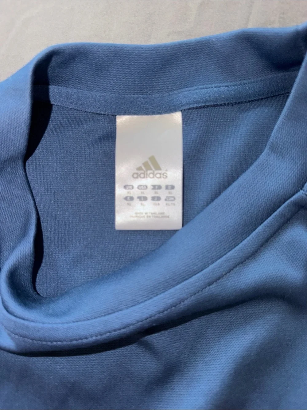 adidas Blue Short Sleeve Athletic Tee